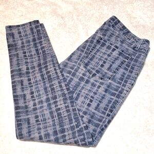 Womens Cabi Jeans, 2 Gray Plaid Skinny Jeans Size 8